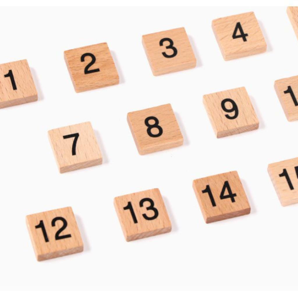 Montessori Wooden Hundred Board 1-100 - Educational Counting Toy For Kids With Storage Bag