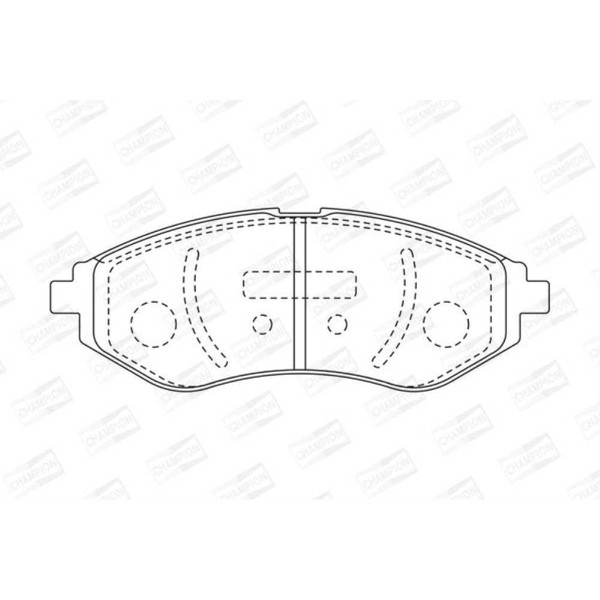 Champion BremsbeläGe Vorne FüR Chevrolet Aveo/Kalos SchräGheck Daewoo-image