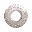 5/16-24 Stainless Steel Serrated Flange Lock Nuts - Anti-Vibration, Qty 50 - Fastenere