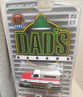 Greenlight 1:64 1972 Chevrolet Cheyenne C10 Short Bed Pickup Truck In