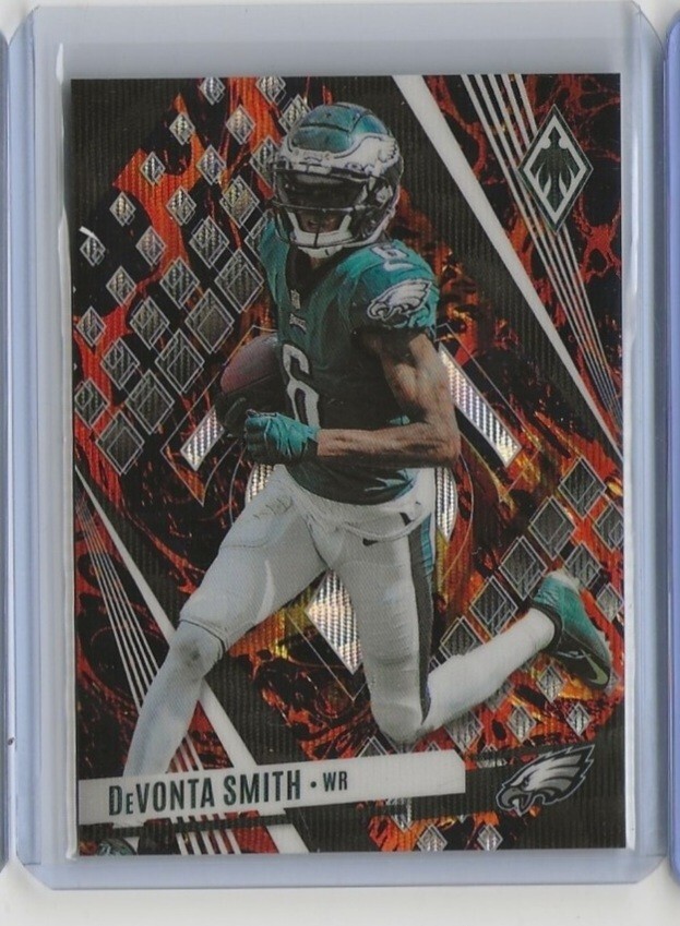 Devonta Smith 2023 Panini Phoenix Orange 47/150 Philadelphia Eagles Nfc