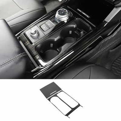 For Ford Explorer 2020-23 Black Titanium Middle Console Gear Shift Panel Trim 2P