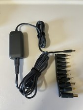 Onn 65W Laptop Charger With 10 Interchangeable Tips 10 Ft Power Cord. No Box