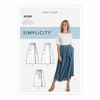 Simplicity 9109 Misses RöCke NäHmuster GrößEn 6 - 14 & 14 - 22 FäHigkeit: