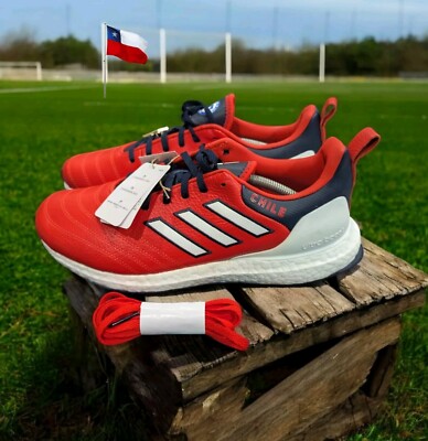 New Adidas Ultraboost x Copa Chile World Cup Shoes Men's Size 9 Red White GW7270