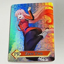 Goddess Waifu Foil Holographic Character PR Art Card - Zero Two