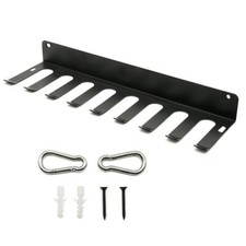 Wall-Mounted Baseball and Softball Bat Display Rack fits Placing Baseball Bats