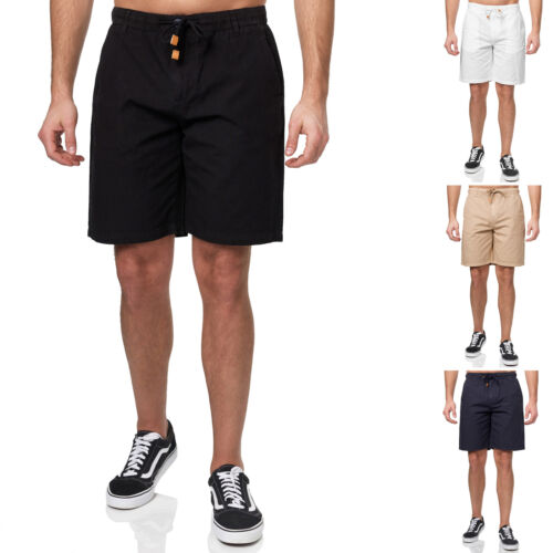 Tazzio Shorts Mens Canvas Look Chino Shorts Chino Short Fabric Pants Summer - Picture 1 of 31