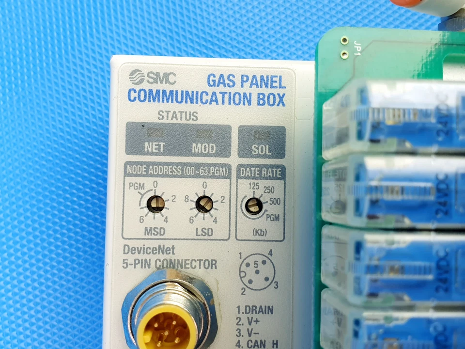 SMC Devicenet IN587-07-A Gas Panel Kommunikationbox 16x V114-5FZ Inkl. MwSt. - Bild 4 von 4