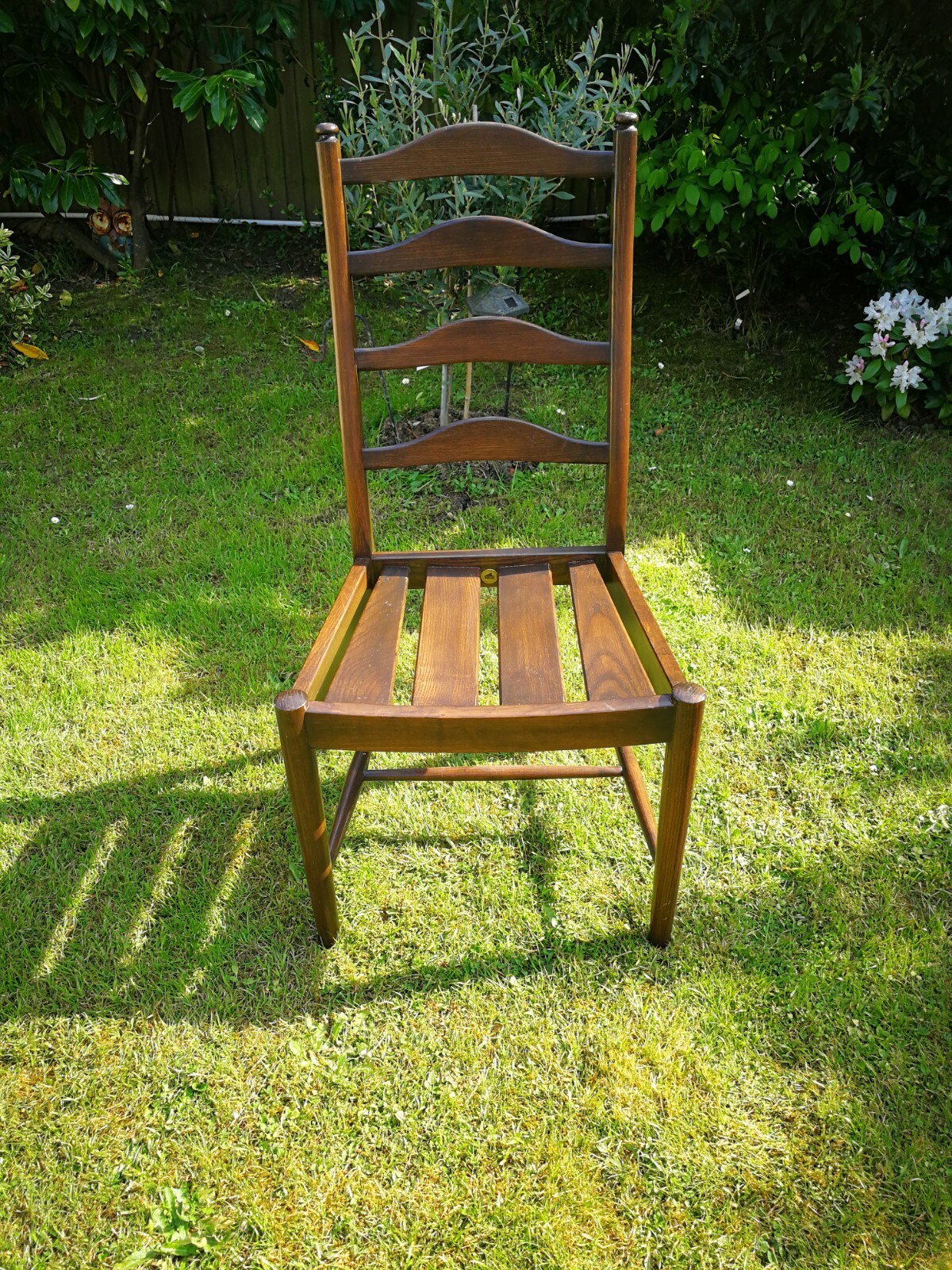 4 Ercol Ladder Back Dining Chairs. eBay