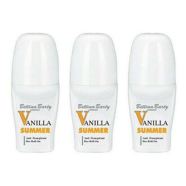 Bettina Barty Vanilla Summer Antitranspirant Deo Roll-On 3X50 Ml Neu-image