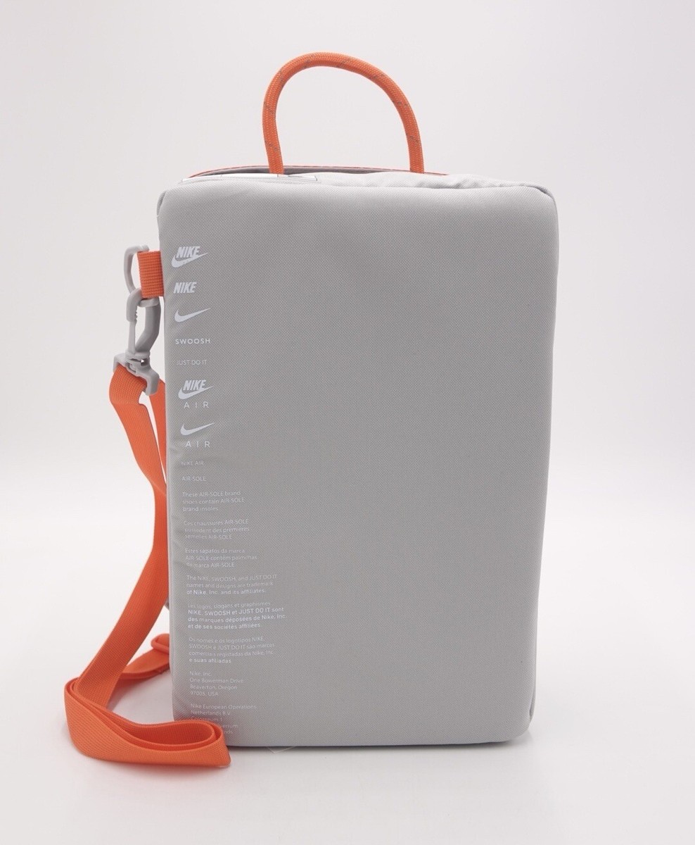 2021 Nike Shoe Bag Orange/Grey | eBay