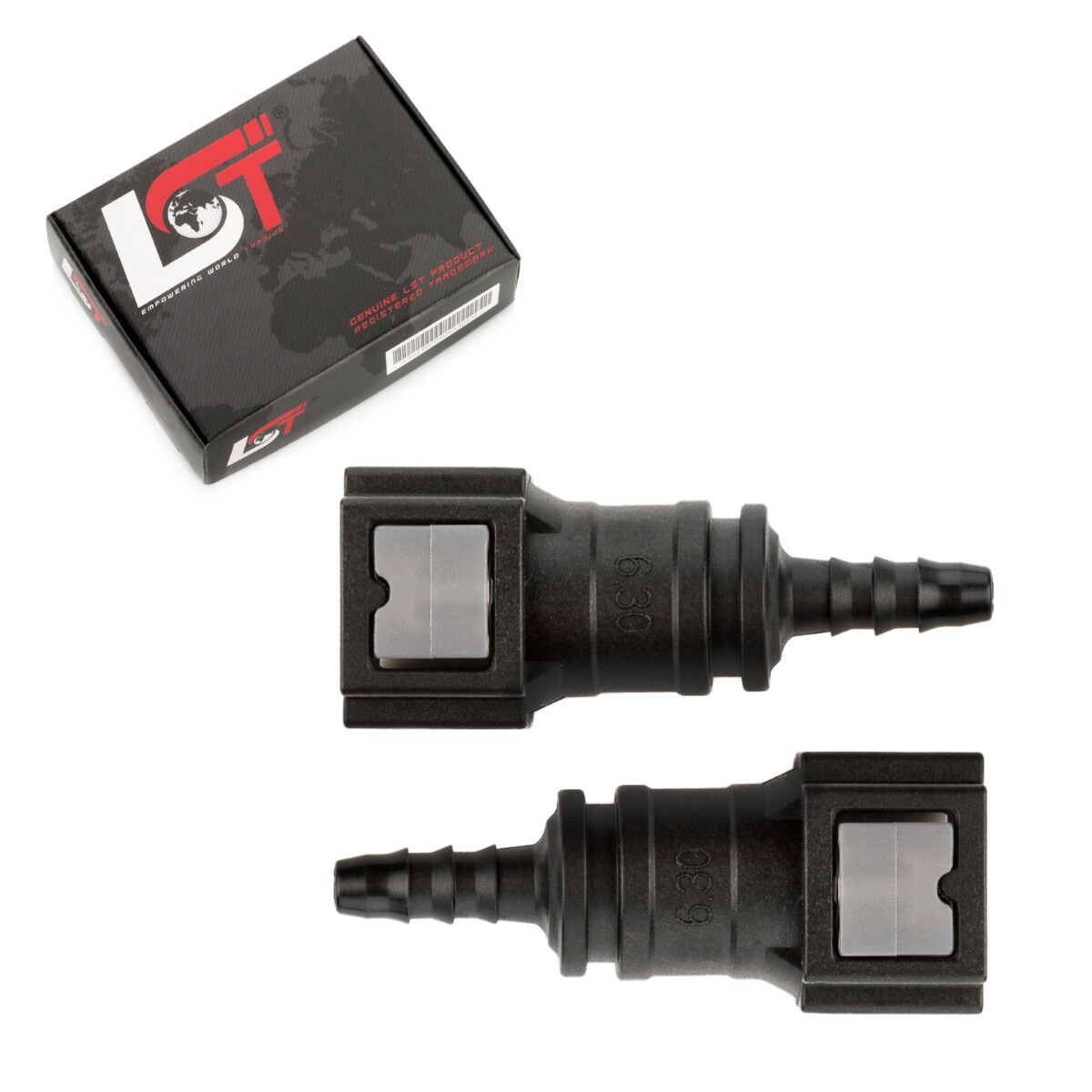 2x Quick Release Fuel Line Hose Coupling Straight Narrow 6.3 * 5 mm
