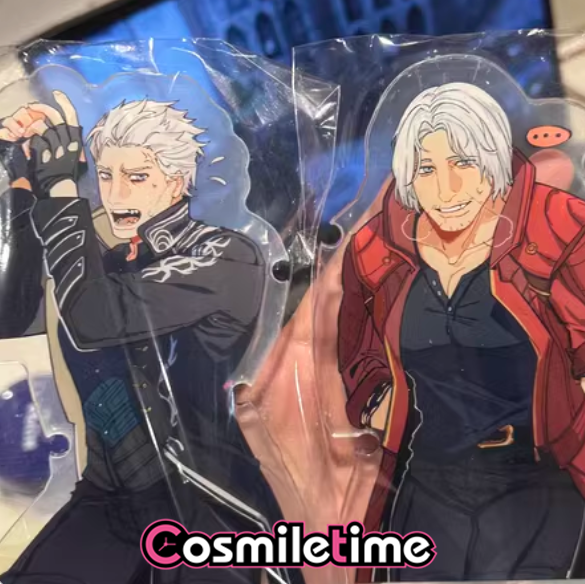 Devil May Cry Nero Vergil Dante Acrylic Stand Figure Headphone