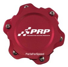 PRP 7611 Billet Aluminum Fuel Cell Cap 6 Bolt Red Made in the USA