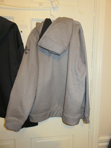 Under Armour Youth Black Gray Hoodie Size LG and XLG They Fit the Same Lot Of 2 - Picture 4 of 6