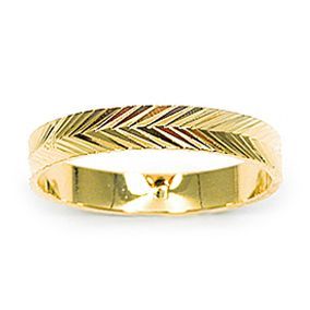 Bracelet jonc semaner plaqué or - Hat