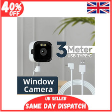 Window Camera 3MP Full-Color Night Vision 2.4/5GHz Wi-Fi Indoor