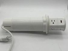 ANNQUAN 3.15" Pop-Up Countertop Outlet w/ 15W Wireless Charger, 4 AC, 4 USB, 