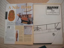 Marine Modelling Int. plan Phoebe motor yacht  + magazine October 1999