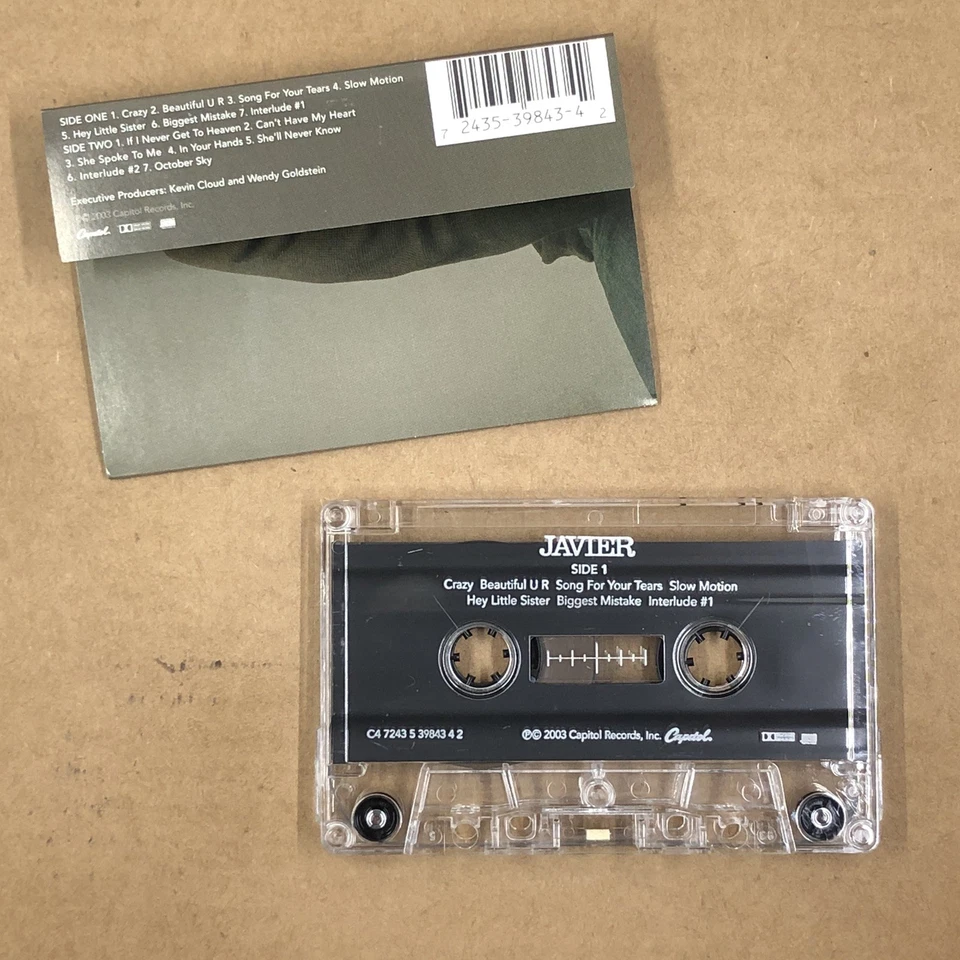 JAVIER COLON Cassette Tape Soul R&B DEBUT ALBUM DEREK TRUCKS BAND THE VOICE Foto 2 de 4