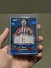 Saul Niguez 2023-24 Topps Chrome Stadium Club UEFA Blue Wave Refractor /75 Auto