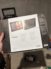 Aura Carver AF900 WiFi Digital Black Picture Frame Gravel/BLK 10.5 OPEN BOX