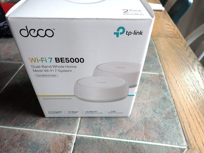 TP-Link Dual-Band BE5000 WiFi 7 Mesh Wi-Fi System (Deco BE25)