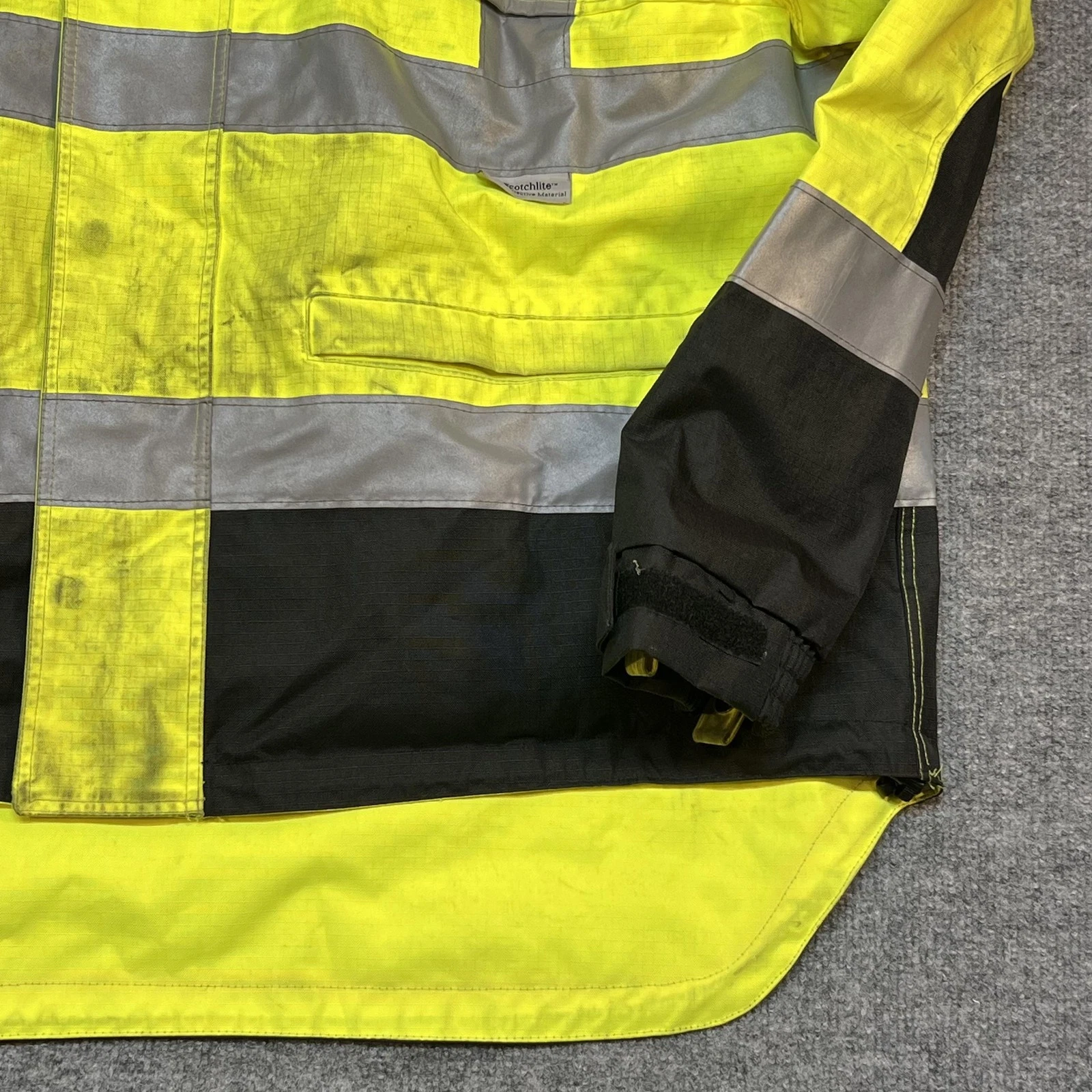 Radians Jacket Mens XL Yellow Hi Vis Hooded Insulated Reflective RW32-3Z1Y image 6