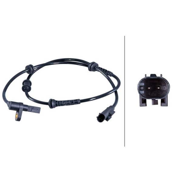 Hella ABS-SENSOR Raddrehzahl Vorne Passend FüR Fiat Idea Lancia Musa Ypsilon-image
