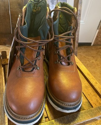 Hodgman Wading ClassicShoes/Boots- Men s Size 13-Brown/green Accent-Please Read!