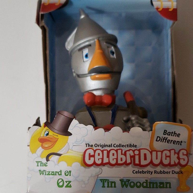 CelebriDucks Wizard of Oz Tin Woodman Rubber Duck Collectible