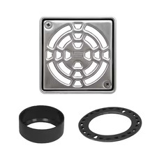 Schluter Kerdi-Drain Grate Kit 4" Stainless Steel Finish - KD4GRKE