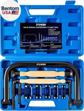 Valve Spring Compressor Tools with Valve Lapping Tool Solid C Clamp Tool Set for