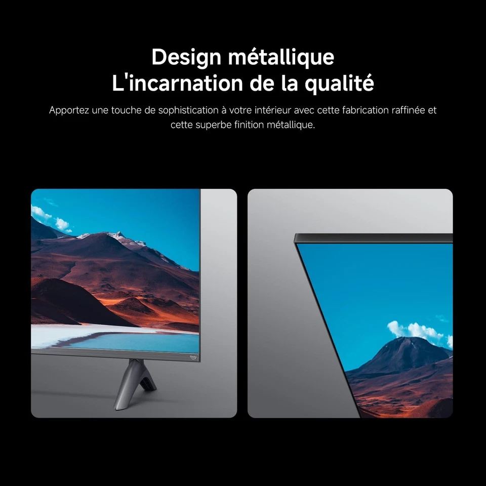 Xiaomi Smart TV F 65 pouces 165 cm 4K UHD Fire Contrôle Vocal Al connectée Image - Photo 3/4