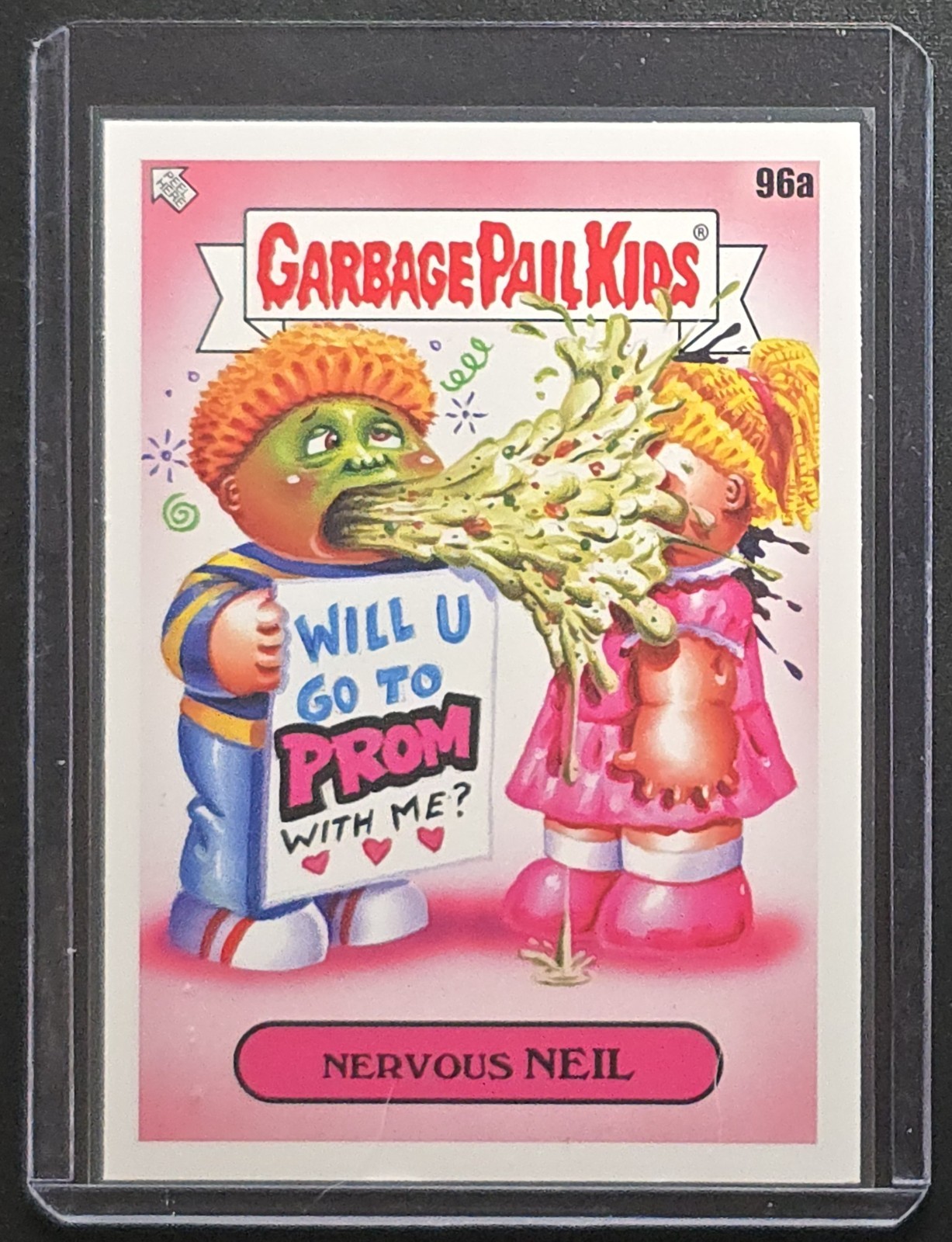2020 Topps Garbage Pail Kids Late To School #96a Nervous Neil front