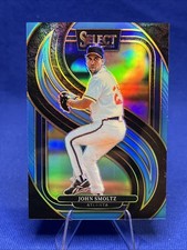 2025 Panini Select #117 John Smoltz Blue Prizms 157/199 Atlanta Braves
