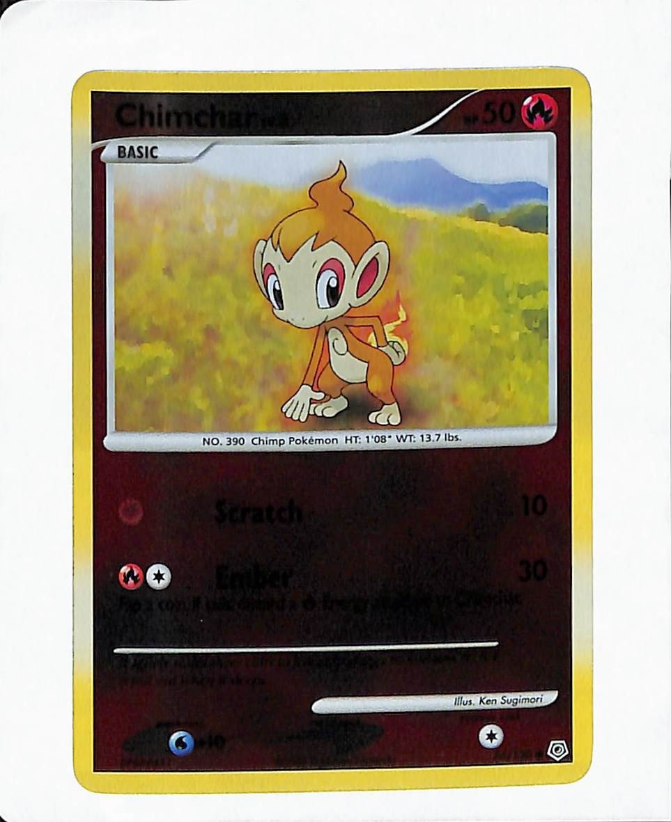 Chimchar VINTAGE Common Reverse Holo Diamond and Pearl 76/130 