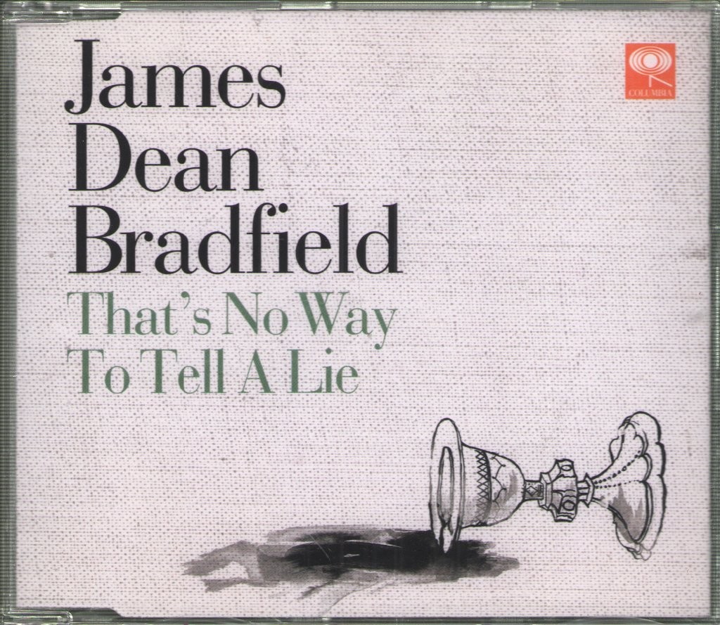 James Dean Bradfield That's No Way To Tell A Lie CD UK Columbia 2006 82876861592
