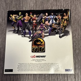 Mortal Kombat Gold Edition (Dreamcast) HOT NEW Variant CIB Vintage Game Sega