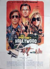 ONCE UPON A TIME IN HOLLYWOOD - PITT / TARANTINO - LARGE FRENCH MOVIE POSTER