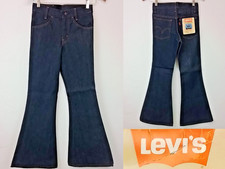 Levi's Vintage 1970s Deadstock Jeans Women's 26 Orange Tab 42 Bells J4197