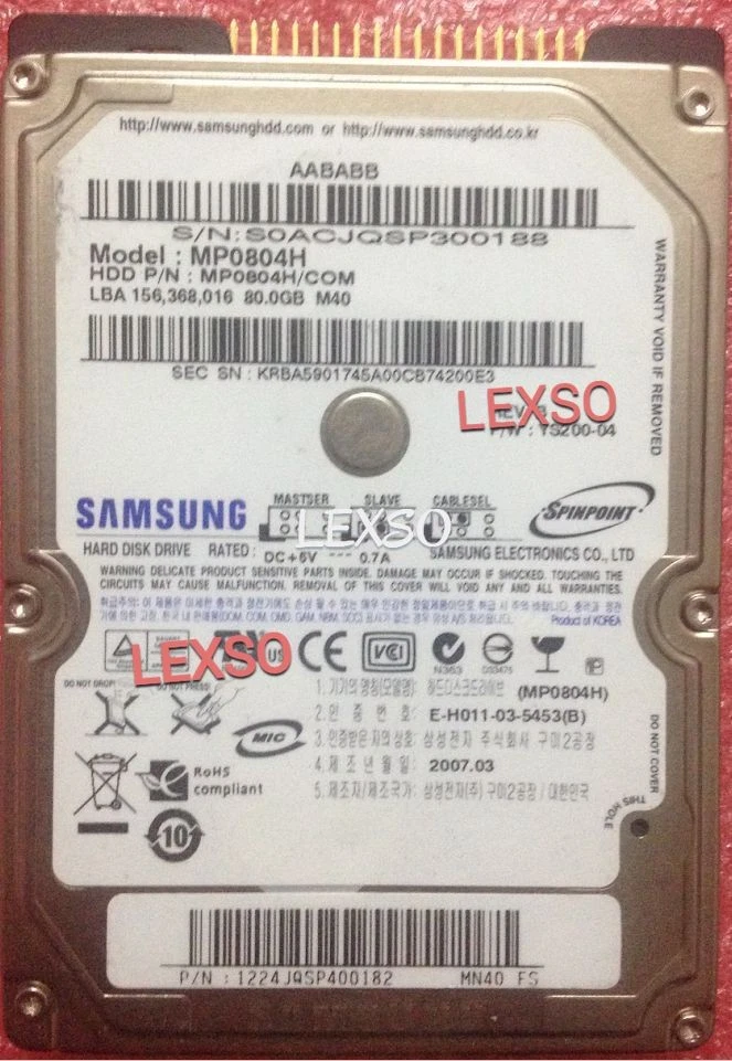 80GB PATA/IDE/EIDE Hard Drives (HDD, SSD & NAS) for sale | eBay