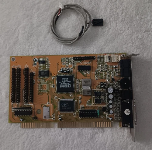 Analog Devices AD1846 JP Sound Port Card & CD-Rom Controller 16-Bit ISA Opti 