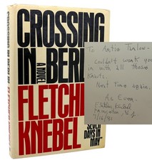 Fletcher Knebel CROSSING IN BERLIN Signed 1st by the Night of Camp David Author.