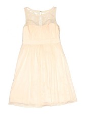 David's Bridal Girls Ivory Dress 10