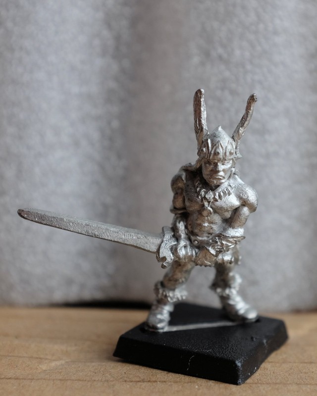 Hawkwing the Slayer C01 Barbarian 1986 Oldhammer Citadel Metal Miniature