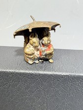Tommy Tiptoe Miniature Cold Painted Bronze Figure - Unsigned - Beatrix Potter