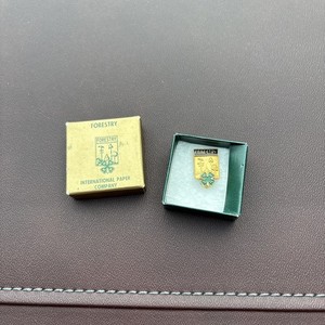 Vintage 4-H Forestry Award Pin w/ Box 