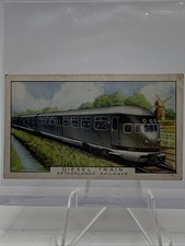 1937 Gallagher Tobacco Card, Trains of the World, #18 Diesel Train